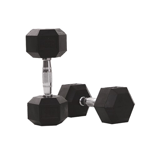 Iron Bull  Rubber Hex Dumbbell 2.5 -25 kg.