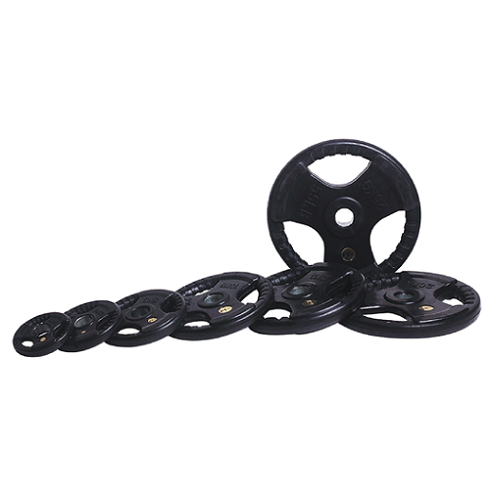 Iron Bull Black Rubber Olympic Plate Set